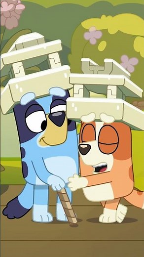 All Grown Up! Cute Bingo and Bluey moment 🧡💙 | Bingo - Official Channel #ytshorts