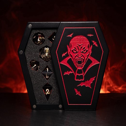 Dice Set, Vampires, Dice, Vampire Theme, DND, Sharp Edges Dice - Etsy