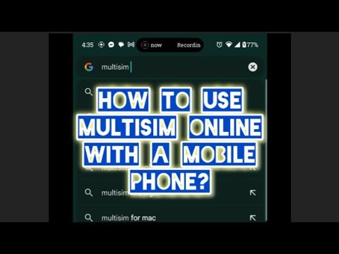 How to use multisim live / multisim online.