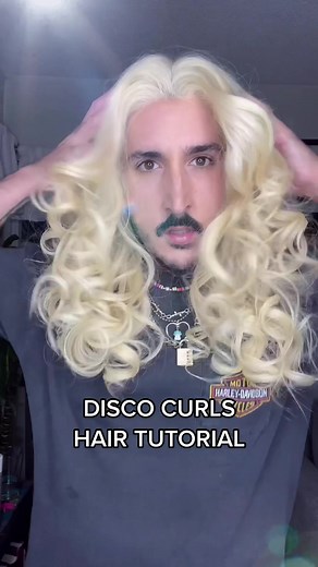 Studio 54 Disco Curls Hair Tutorial