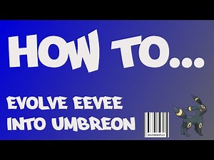 How to Evolve an Eevee into an Umbreon. Pokemon ORAS Eeveelution Guide Part 5.
