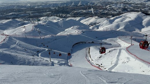 主包不服，我有来了，挑战国内最陡机压雪道，向光道
