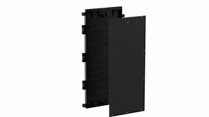 Outdoor Trash Can with Lid, Outdoor Trash Bin & Pull-Out Liquid Drawer, Dual Lid Closure Design, Waterproof Resin Garbage Can Container for Patio, Backyard, Deck (Black, 38Gallon)