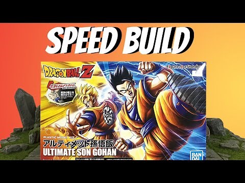 Model Kit Speed Build #17 Bandai Figure Rise Standard DBZ ULTIMATE GOHAN FUTURE GOHAN Model Kit