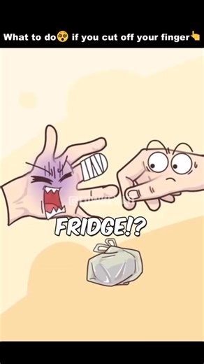 What to do😫 if you cut off your finger👆 #animation #funny #foryouu #unfreezemyaccount #foryouu | Health manager 2d