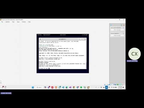Demo for configuration of database