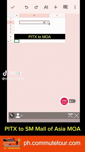 How to commute from PITX to SM Mall of Asia MOA