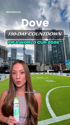 100 Days to FIFA World Cup 2026 Celebration with Dove
