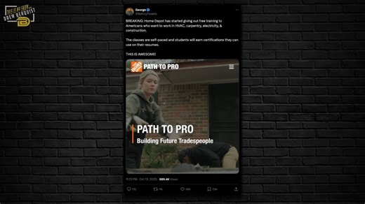 Home Depot Steps Up, Launches Free Skilled Trade Program