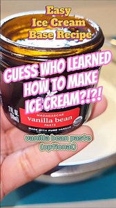 Easy Ice Cream Base! #icecreammaker #homemadeicecreams #snackreels