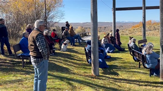 A breezy afternoon but spirits were high! Museum of the Mountain Man #americanmountainmen | Museum of the Mountain Man