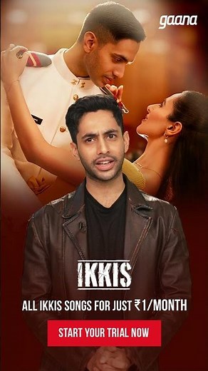 All Songs from Ikkis — Now Streaming on Gaana 🎧✨ #agastyananda #ikkis #gaana