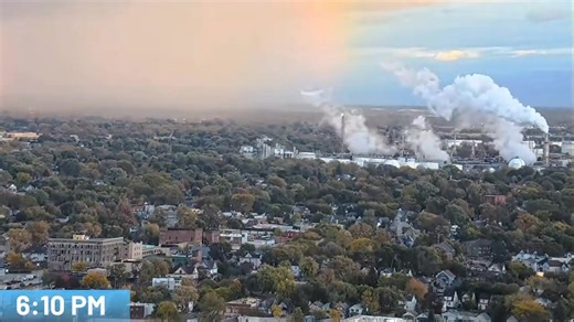 *AMAZING TIMELAPSE VIDEO* Ever see a MOVING RAINBOW? We captured this "moving rainbow" with our Action Cam looking just east from Toledo (10/23/25). | 13abc