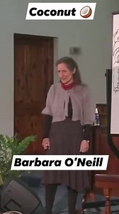 Barbara O'Neill -coconut oil helps to reduce body fat. #coconut #Barbara #lemon | Autoimmune Disorders Awareness