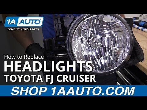 How to Replace Headlights 07-11 Toyota FJ Cruiser