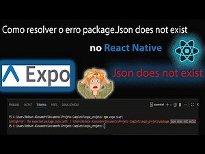 How to fix Package.Json does not exist error in React Native.
