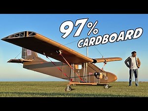 Testing A CARDBOARD Airplane for Human Flight!