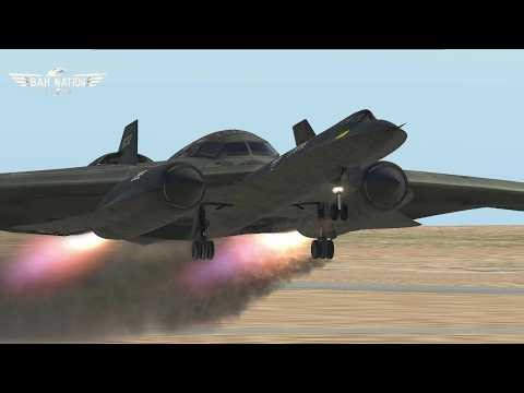 B-2 Spirit and SR-71 Blackbird – Epic military takeoff in X-Plane 11