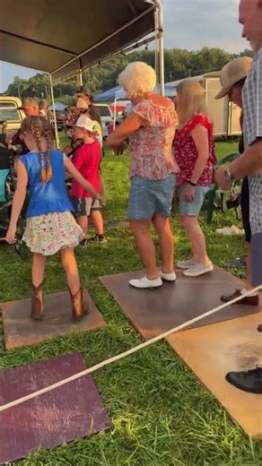 Appalachian Buck Dancing at Galax Old Fiddlers’ Convention #dance #community #america #fyp