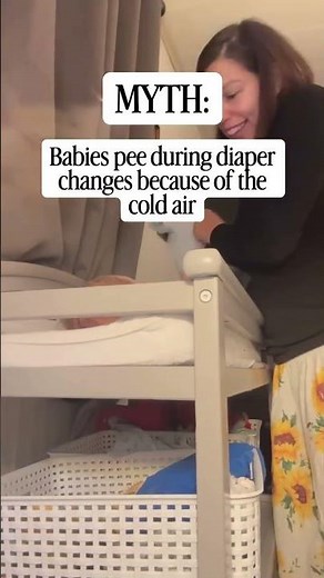 Your baby was WAITING FOR YOU to remove the diaper so s/he could pee freely