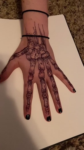 Ink Poisoning Prevention: Skeleton Hand Tutorial