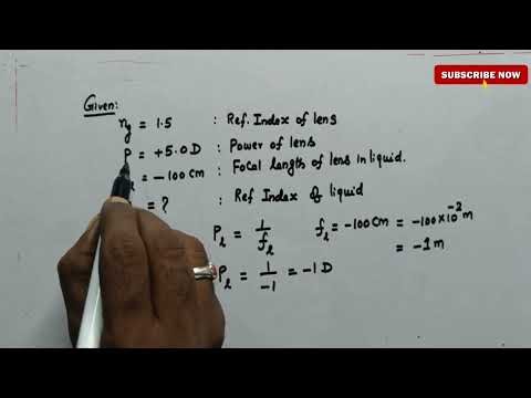 12th Physics Ray Optics | Important Book Back Numerical 📚 Exercise 6