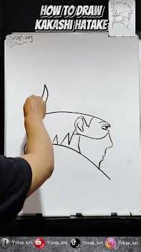 how to draw kakashi hatake #narutoshippuden