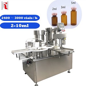 [Hot Item] Full Automatic High Speed Oil Liquid Filler and Capper Machinery Glass Bottle Chemical Liquid Filling Equipment Vial Filling and Capping Machine