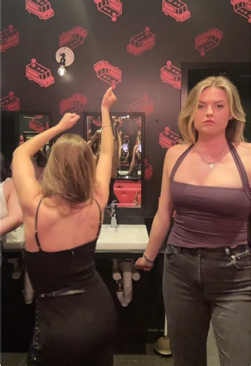 Girls bathroom is the best part of going out