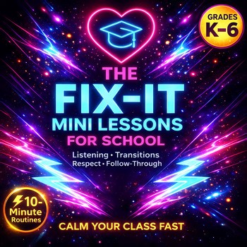 Classroom Behavior Reset Lessons for K-6 | Routines, Expectations & Transitions