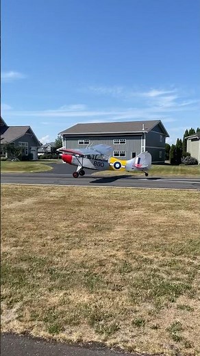 Airpark Living - Aeronca Champ 7FC (Takeoff, Wing Wag)