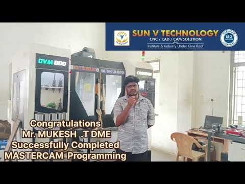 Hear From Our Achievers #cncmachine #vmc #testimonial #education #mastercam #solidworks #internship