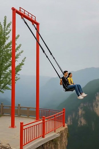 The Scariest Swing Ever 😳🪢
