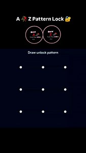 A🥀Z Pattern Lock design 🔐 || . . #pattern #tarending #instagram #viral #reels #tiktok #shorts | Prince Kumar