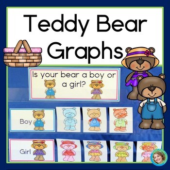 Teddy Bear Picnic Day Math Graphing Making & Interpreting Picture and Bar Graphs