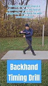 Get your backhand timing under control with this drill! #discgolf #quicktip #backhand #dgtips