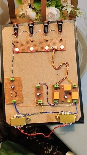 Automatic Load Sharing Transformer With Cutoff System #electricalprojects #shorts
