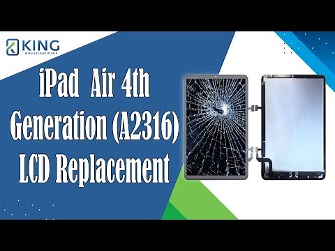 iPad Air 4th Generation (A2316) LCD Replacement | How To Replace iPad Air 4 Broken Screen?