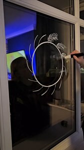 BVIRAL on Instagram: "Creating Stunning Winter Window Art with Simple Tools #BVIRAL (@paigecolours24)"