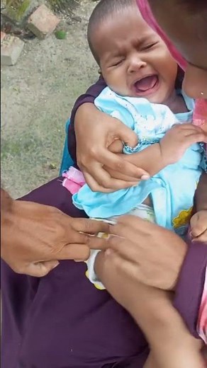 cute bravo kids injection crying video #childhealth #epi #immunization
