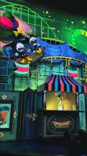 Mickey & Minnie's Runaway Railway Ride POV Disneyland #shorts