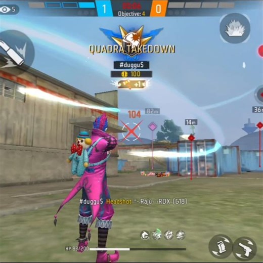 1v4🔥IN CS RANKED WITH G18 #shortsfeed #freefire #gaming #trending #youtubeshorts #shorts #1v4clutch