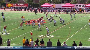 29K views · 948 reactions | The Trojans made big plays in front of the #TrojanFamily at the Spring Football Showcase today! #FightOn | #SpringForward | USC Trojans | Facebook