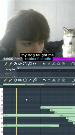my dog taught me how to use roblox fl studio