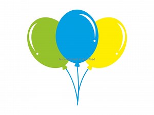 Balloons SVG Clipart: Printable Vector Image (digital Download) - Etsy