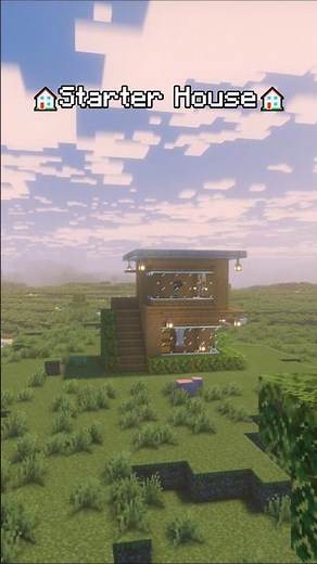 Minecraft: Easy Modern Starter House Tutorial (Simple & Cozy)