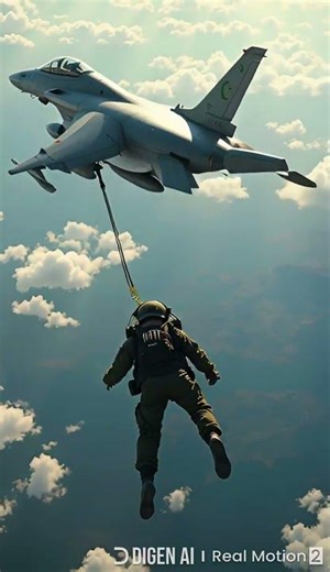 “Pakistan SSG Commando — Sky Descent Mission 🇵🇰 | Parachute Jump from Fighter Jet”