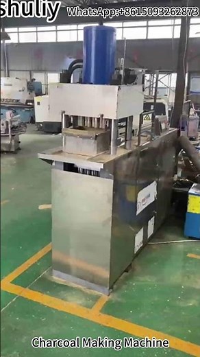 Charcoal Making and Cutting Machine in Action – Efficient Production for Sustainable Energy!