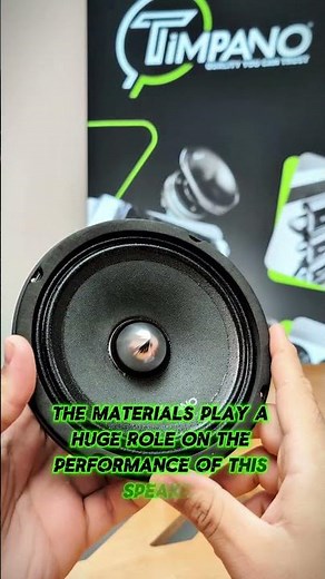 Shallow 6.5" Neodymium Midrange Car Speaker - TPT-NEO6-4 BULLET