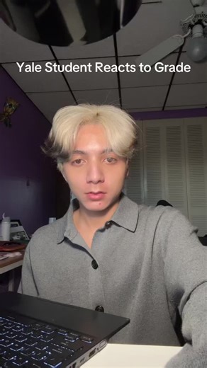 2 grades left more like 2 more opportunities to see whether my gpa is cooked 🕊️ #yale #ivyleague #reaction #grades #college